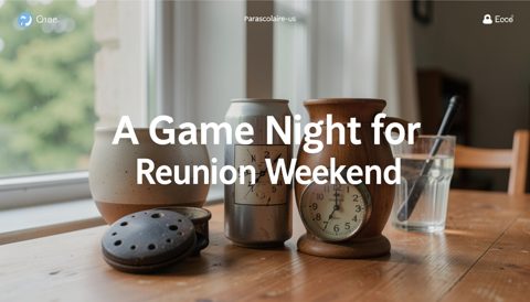 A Game Night for Reunion Weekend